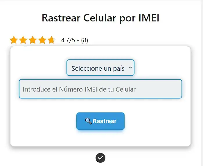 Programa para rastrear celular por IMEI